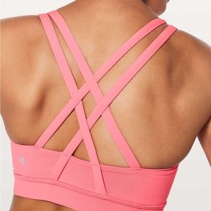 Lululemon pink Energy Bra sports bra 6